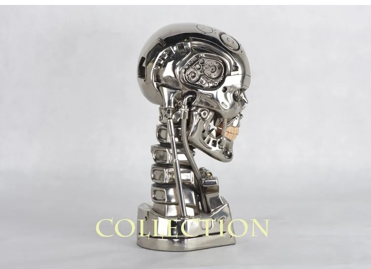 1:1 Terminator T-800 Skull Bust 3D Model Skull Endoskeleton Resin Bust Statue
