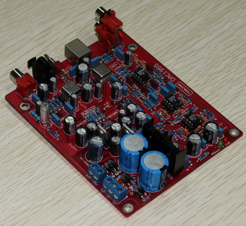 200 мкФ фильтр конденсатор AD1955 WM8805 PCM2706 волокно коаксиальный USB DAC декодер