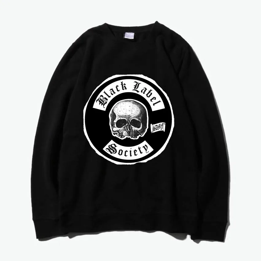

black label society classic skull prints metal rock fashion thick Hoodies Sweatshirts