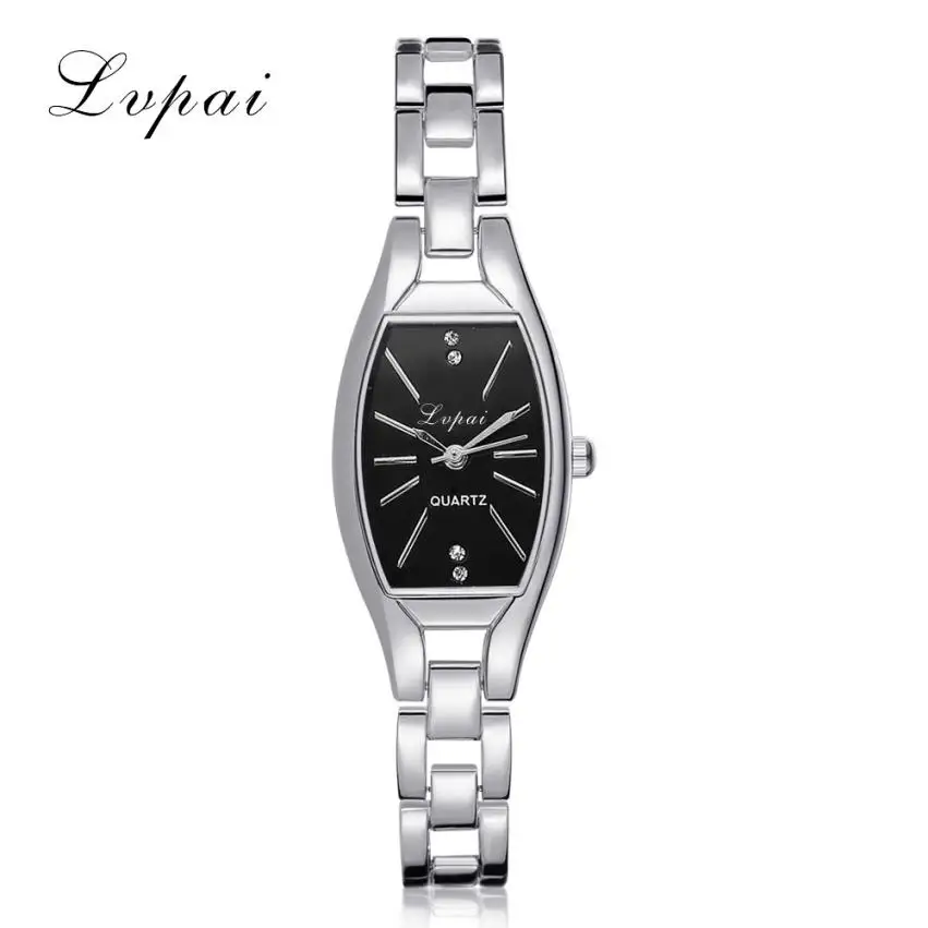 LVPAI женские часы, нержавеющая сталь, стразы, кварцевые наручные часы для женщин Horloges Vrouwen Relogio Feminino#119 - Цвет: A