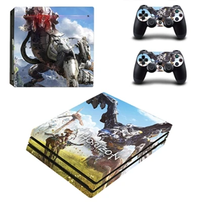 Horizon Zero Dawn PS4 Pro стикер кожи для playstation 4 Pro консоль и контроллеры виниловая наклейка поверхность игры Наклейка s - Цвет: YSP4P-1060