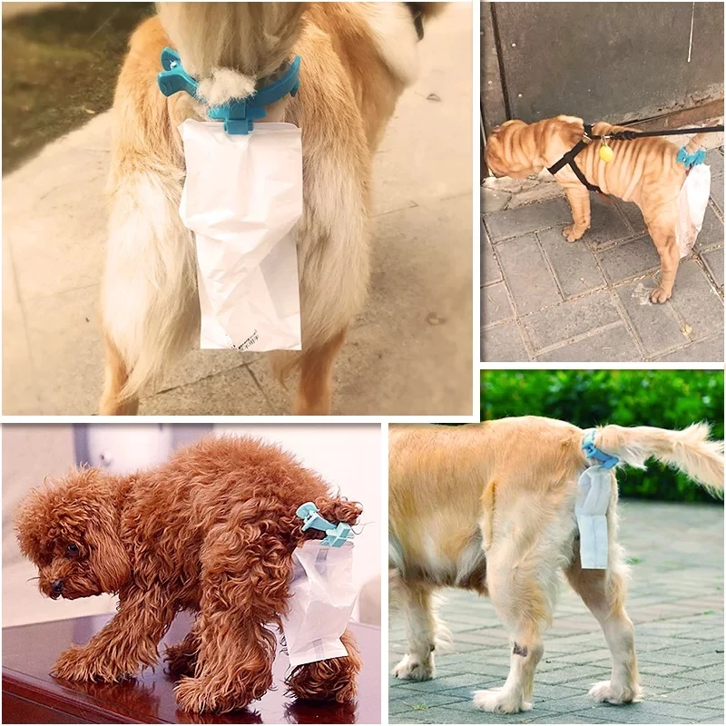Disposable Dog Toilet Waste Poop Bag Clean Up Shit Packs Goods Toilet