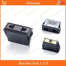 10 шт. 10A 250 В 2Pin гнездо питания переменного тока, встроенный разъем ABS+ латунь CCC CE Сертификация