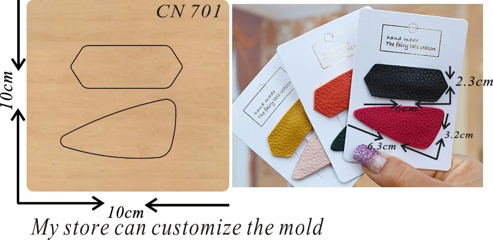 

Children's hair accessories new wooden mould cutting dies for scrapbooking Thickness-15.8mm