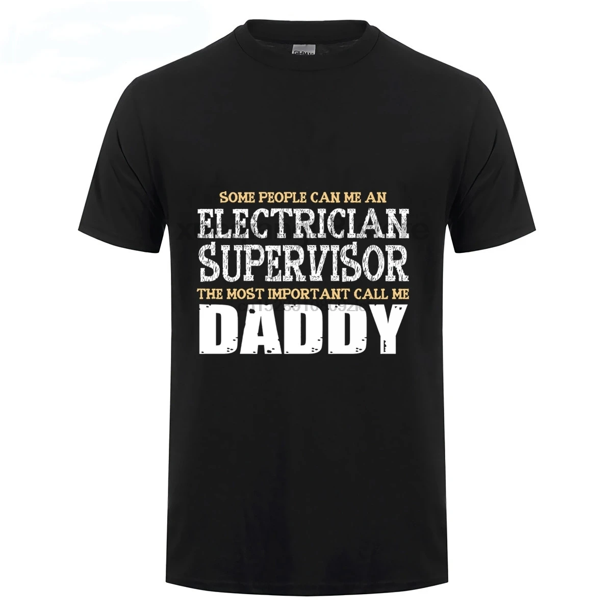 ELECTRICIAN SUPERVISOR DAD T SHIRT |