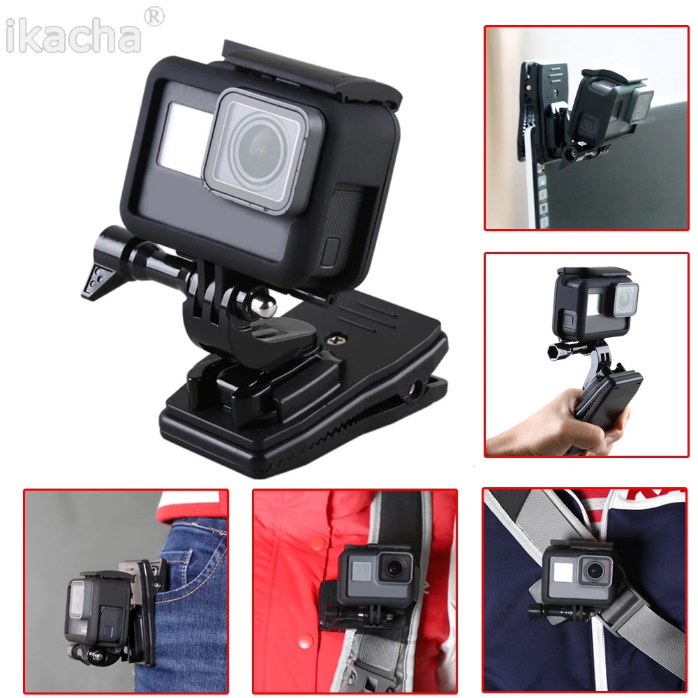 

3 in 1 Handle Hand Grip +Protection Border Frame + 360 Rotation J Hook Camera SLR DSLR Stabilizer For Gopro Hero 6 5