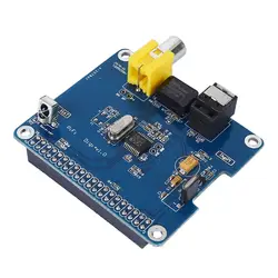 SC07 Raspberry Pi HIFI DiGi + цифровой звуковой карты I2S Оптическое волокно SPDIF для Raspberry pi 3 2 Модель B +