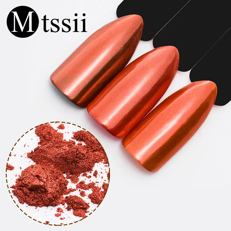 

2018 Best Selling Polishing for Nails Rose Golden Nail Art Decoration Pigment Dust Mirror Effect Nail Glitter Powder Hot Sale