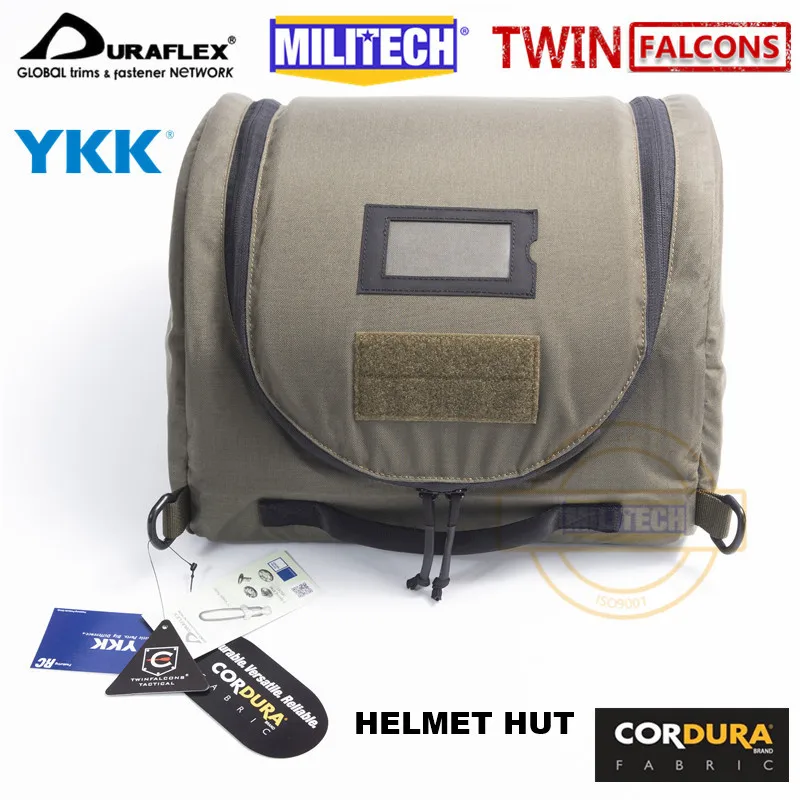 MILITECH TW Тактический первый FS копье мягкий шлем Хат сумка для хранения MilSim Мультикам RG BK военный шлем система CQB CQC TW-HC002