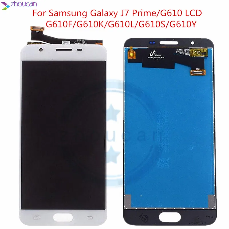 Для SAMSUNG GALAXY J7 Prime G610 G610F G610M on7 2016 дисплей сенсорный экран дигитайзер Замена для