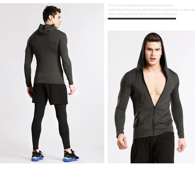New Winter Warm Tracksuit Men Hooded Hoodie Mens Sports Baseball Jerseys Zipper Sweatshirt Long Sleeve Jacket Fitness Hoodies  8