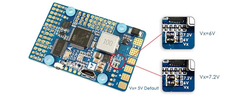 Matek System F405-WING (Новый) STM32F405 Контроллер полета Встроенный OSD для RC самолета