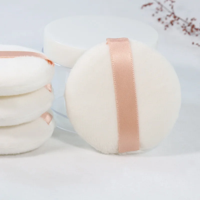 5pcCotton Powder Puff Beauty Salon Makeup Artists Facial Cosmetic Pure