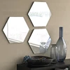 Regular Hexagon Honeycomb Decorative 3D Acrylic Mirror Wall Stickers Living Room Bedroom Poster Home Decor Room Decoration R229 ► Photo 2/6