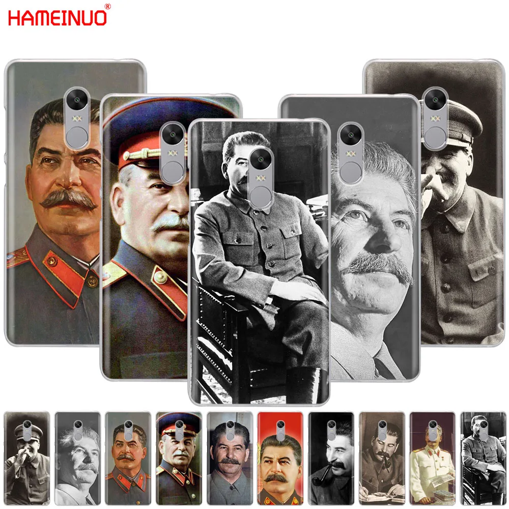 

HAMEINUO Russian Stalin Ussr Cover phone Case for Xiaomi redmi 5 4 1 1s 2 3 3s pro PLUS redmi note 4 4X 4A 5A