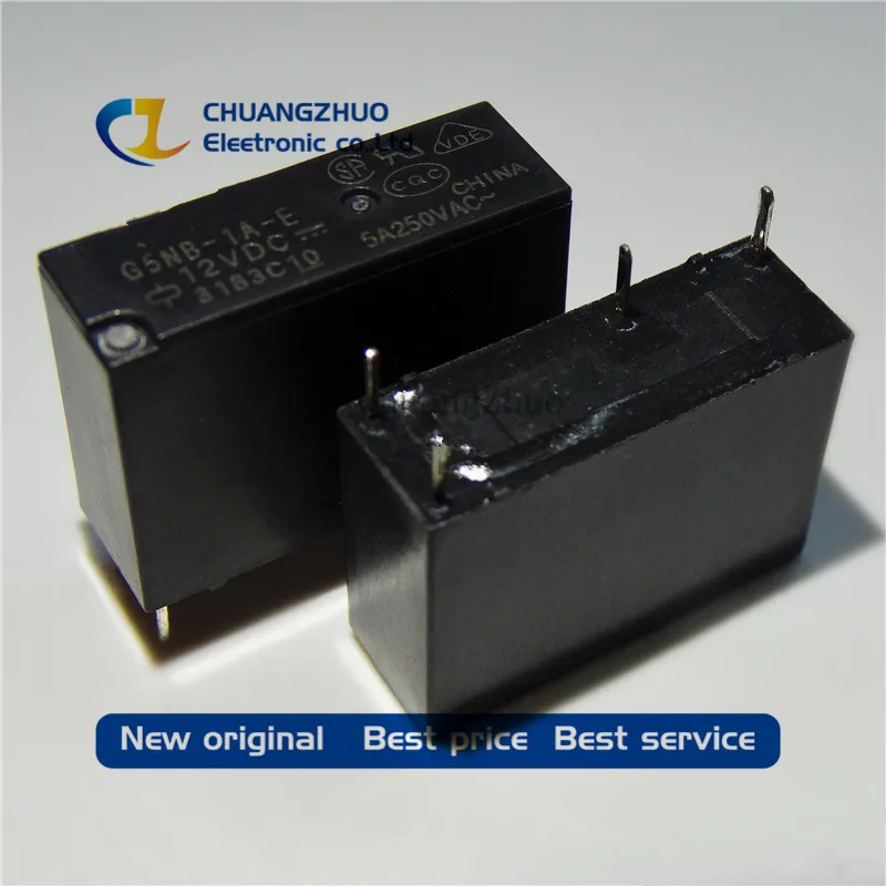 10 шт. новое оригинальное реле G5NB-1A-E-12VDC G5NB-1A-E-DC12V G5NB-1A-E-12V G5NB-1A-E 12VDC 5A 4Pin