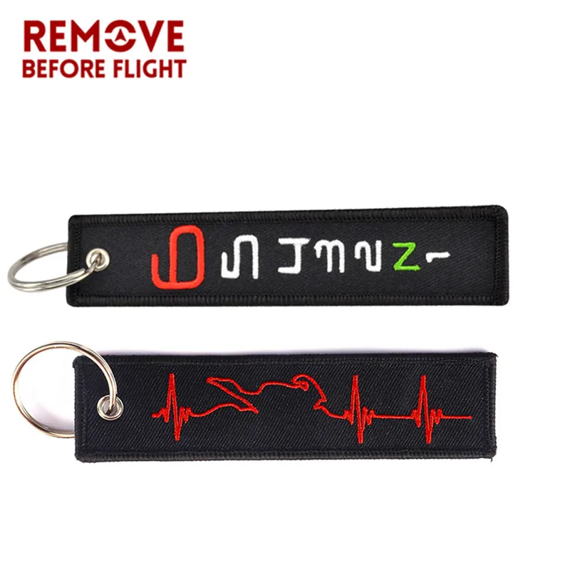 2 Pcs Новейший модный брелок chaviro Para Moto, ювелирный брелок с вышивкой, брелок для ключей, брелок для автомобиля и мотоцикла - Название цвета: 2 Pcs