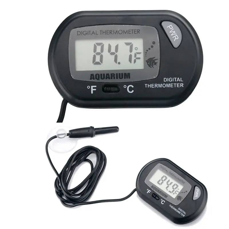 2018 1 Pcs LCD Digital Fish Tank Aquarium Temperature Thermometer Water