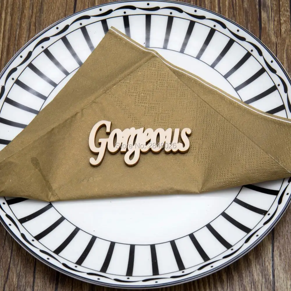 personalized wood name tagswood place name settingswedding favor