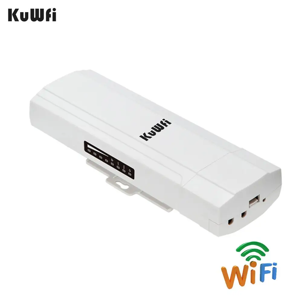 KuWFi Открытый CPE маршрутизатор Wifi Repetidor Wifi расширитель 2 фото расстояние передачи до 3 км скорость до 300 Мбит/с беспроводной CPE