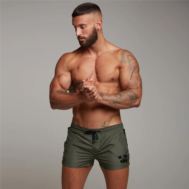 URRU Mens Gym Workout Shorts Bodybuilding Running India | Ubuy