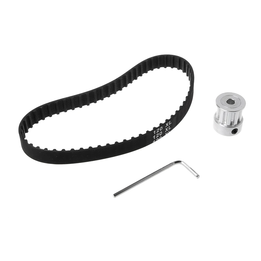 

10T 5mm Hole Synchronization Wheel+Timing Belt For Electric Drill No Power Spindle Assembly DIY Woodworking Belt Accessories