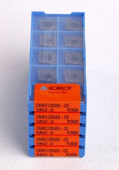 

KORLOY turning tools tungsten caibide insert CNMG120408-GS PC9030 carbide insert for stainless steel CNMG120408GS PC9030
