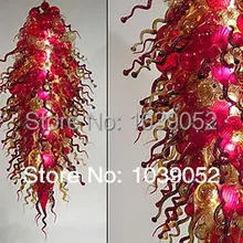 Длинный современный дизайн отеля лобби кулон из венецианского стекла лампа