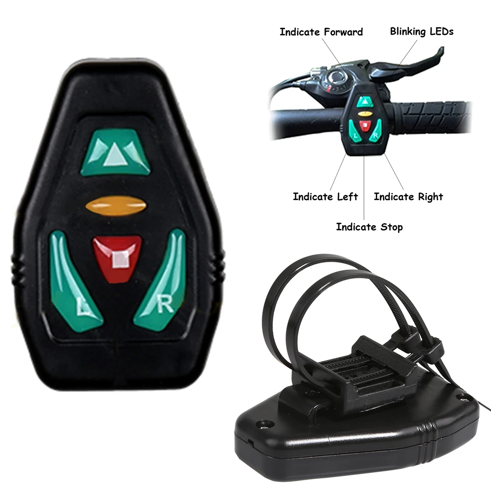 Perfect 2018 Brand New Wireless Remote Control Warning LED Light Turn Signal Light Backpack Safety Bicycle Warning Guiding Riding Bag 6