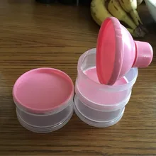 1 шт. пищевая бутылка для хранения PP Пластик 3-х слойная детская присыпка молоко фрукты банка для хранения дома Кухня Еда контейнер для хранения коробка