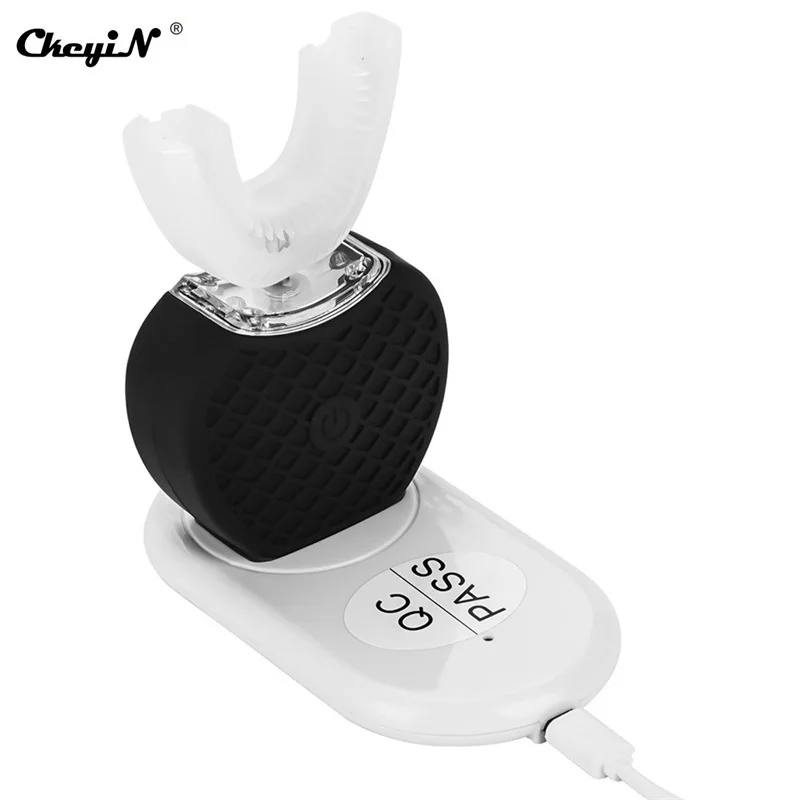 

U-Shape Automatic Sonic Electric Toothbrush 360 Degree Smart Ultrasonic Tooth Brush 4Modes Whitening Teeth Oral Care Cleaner 46