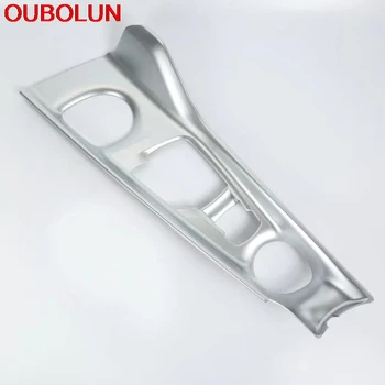 

OUBOLUN Carbon Fiber For Toyota C-HR C HR CHR 2017 Left Handed Driver Gear Box Panel Gear Shiftr Electronic Handbrake Cover Trim