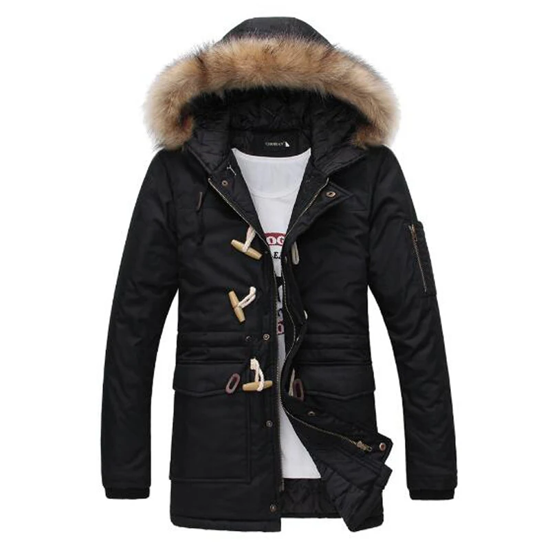 2016 New Sale Winter Down Cotton Jacket Men Fashion Nagymaros Collar Coats Overcoat Men’S Thick Warm Winter Down Parka