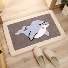 Нескользящий коврик для ванной комнаты, домашний абсорбирующий коврик для спальни, мультяшный коврик