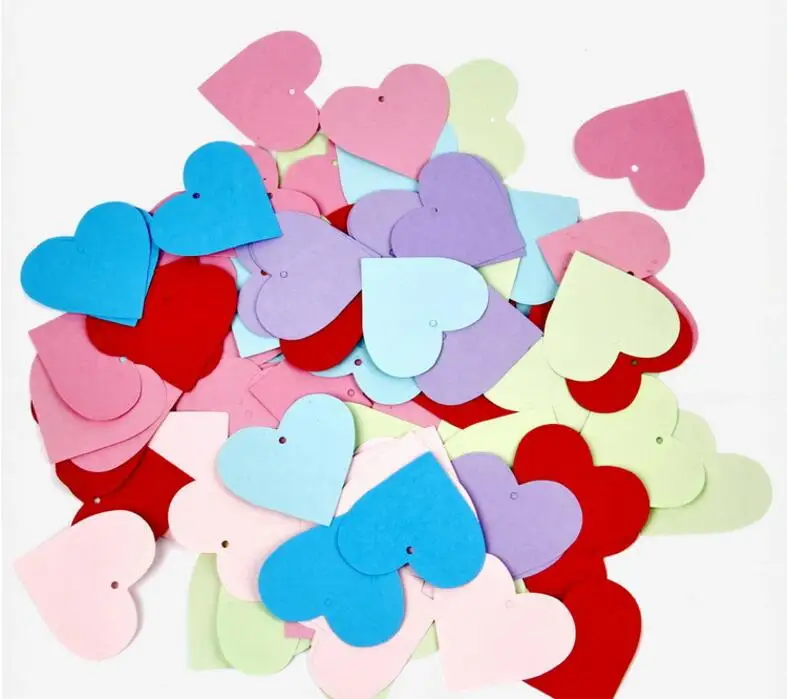 

7cm Heart Shaped Confetti Wedding Throwing Petals Romantic Wedding Decorations Paper Confetti Party Table Decoration
