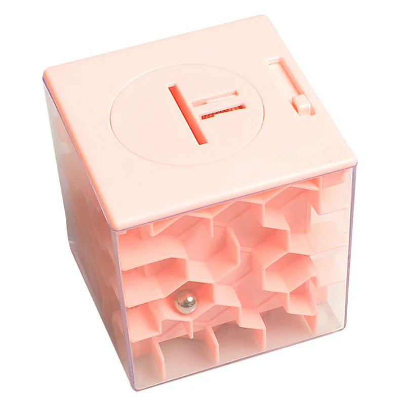  Huilong Hot Money Puzzle Maze Toy 3D Stereo Labyrinth Piggy Bank Transparent Gob Six Face Magic Box
