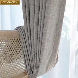 CITYINCITY Home Decor меховой чувствовать себя Шторы s для гостиной Мягкие плотные Шторы для спальни одноцветное роскошь для кухня индивидуальные