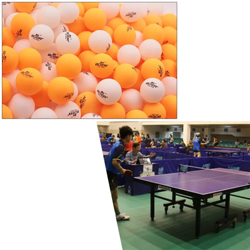 بوير تماما 150 قطع بينغ بونغ كرات تنس الطاولة الكرة المهنية 2.8 جرام الممارسة القياسيه 40 ملليمتر للترفيه مباراة الأبيض الأصفر