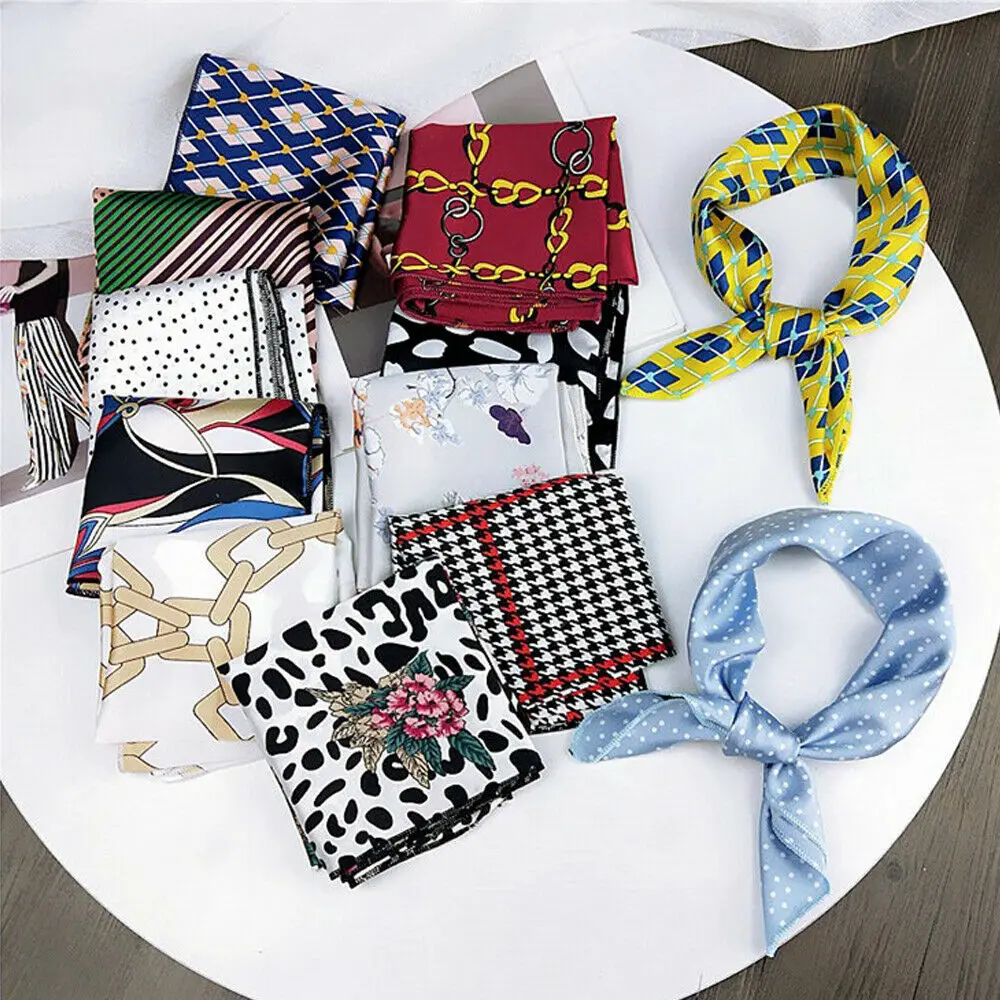 

New Arrival Small Square Scarf Neck Scarf Handkerchief Woman Handkerchief Women Handkerchief