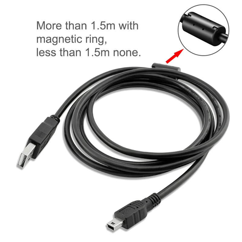Мини USB кабель для мужчин и быстрое зарядное устройство кабели MP3 MP4 плеера