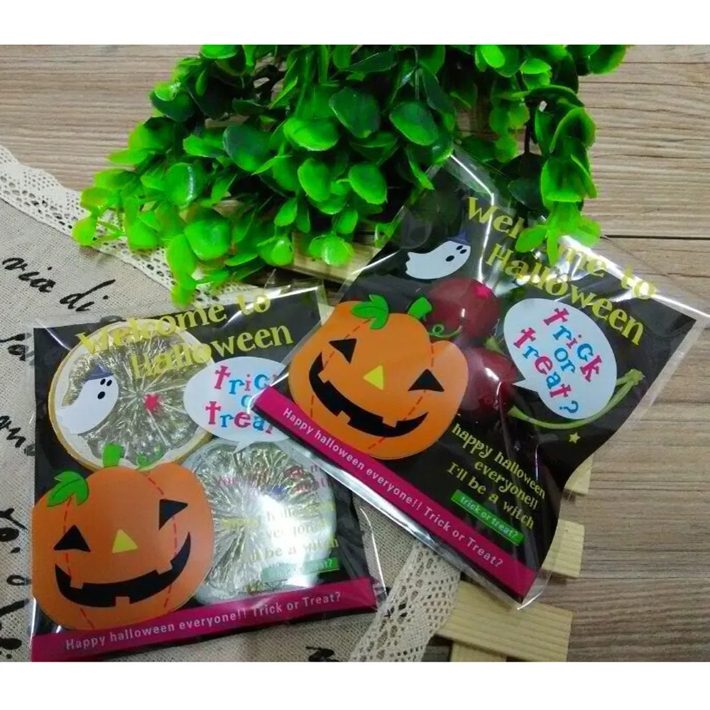 100 قطع سعيد هالوين الطفل الحلوى حقيبة وجبة خفيفة حزمة الأطفال المنزلية طفل حديقة المنزل الديكور الاطفال الحلوى أكياس الجملة A80 100 قطع سعيد هالوين الطفل الحلوى حقيبة وجبة خفيفة حزمة الأطفال المنزلية طفل حديقة المنزل الديكور الاطفال الحلوى أكياس الجملة A80