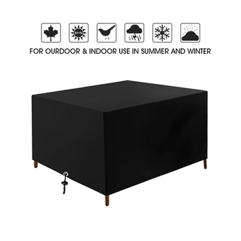 

Patio Waterproof Furniture Cover Covers Cube Outdoor Garden Furniture Dust UV Rain Cover 210D oxford fabrics