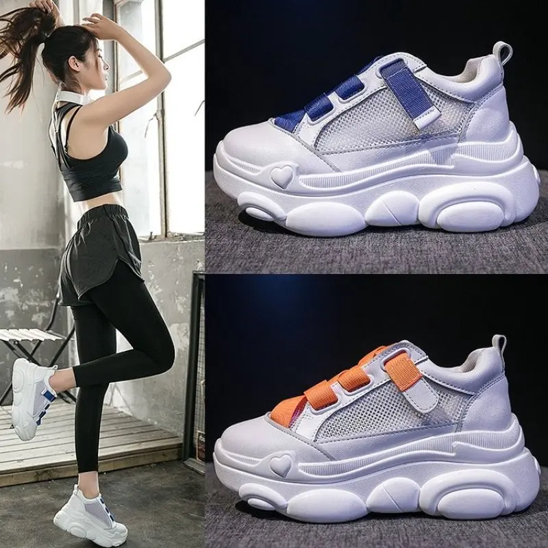

Ladies Chunky Sneakers Platform 2019 Casual Dad Shoes White dames Sneakers Women Shoes fashion Trainers basket chaussure femme
