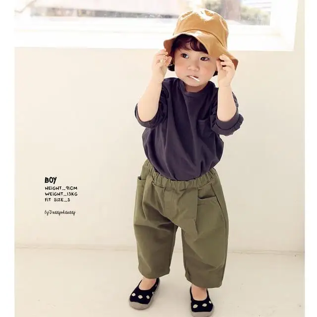 

2019 Spring Autumn For 2-8 9 10 Years Children Cotton Striped Color Patchwork Cartoon Animal Baby Kids Boys Long Sleeve T-Shirts