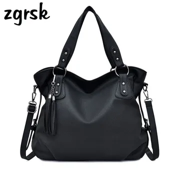 

PU Leather Handbag Women Bags Womens Large Handbags Capacity Totes Women Fashion Shoulder Crossbody Bags Ladies Messenger Bag