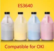 Free Shipping Compatible for oki ES3640 Chemical Color Toner Powder Refill toner cartridge printer color powder 4KG