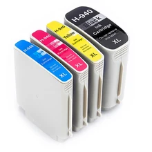 XiongCai – cartouches d'encre 940XL, avec puce 4X, pour imprimante HP Officejet Pro 8000 8500 8500A 940 XL