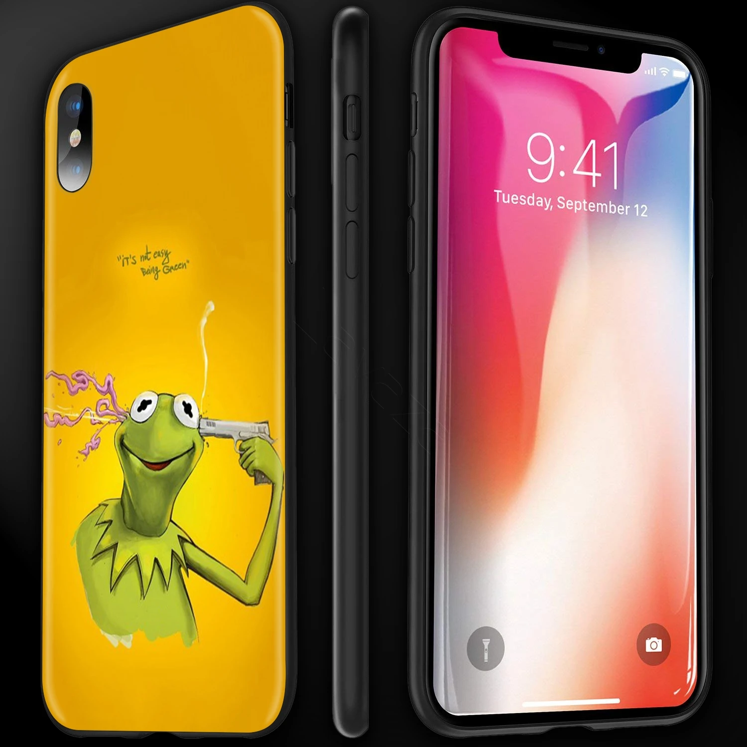 Забавный милый чехол Lavaza Kermit The Frog для iPhone 12 mini 11 Pro XS Max XR X 8 7 6 6S Plus 5 5s se|Бамперы| |
