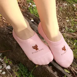 Милые животные женские хлопковые носки Kawaii Cat с летние короткие носки тапочки Для женщин Повседневное мягкие забавная лодка носки Dropshippin