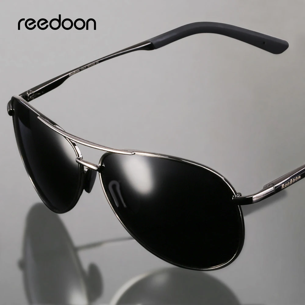 

Reedoon Pilot Sunglasses Polarized HD Lens UV Protection Metal Frame Vintage Sun Glasses For Men Women Driving Fishing 1310